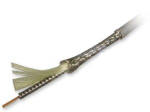 Оптичен кабел FTTH брониран бял SM01 1 влакно